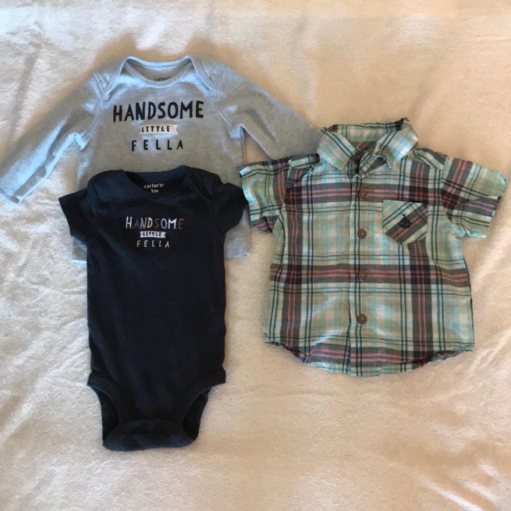 Carter’s baby boy 3M bundle